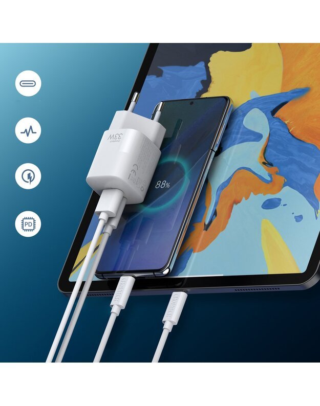 Choetech įkroviklis PD5006, baltas 4