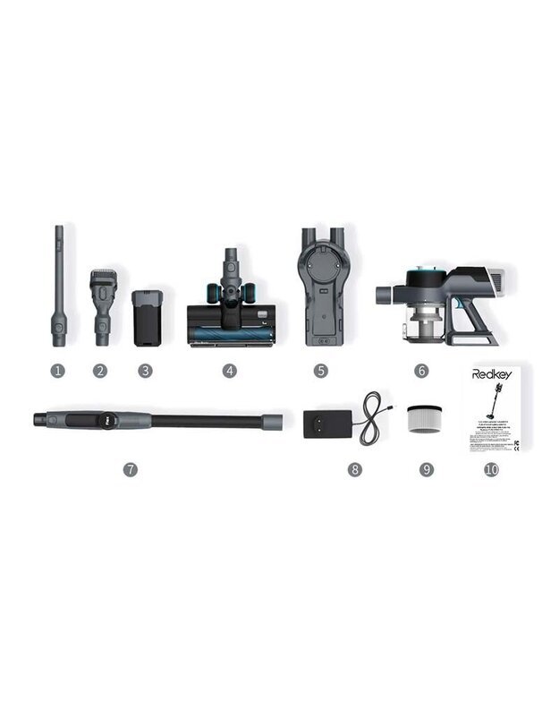 RedKey F10 sulankstomas belaidis dulkių siurblys 2