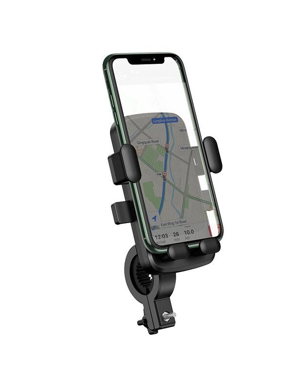 Telefono laikiklis dviračiui / motociklui Borofone BH34, juodas 3