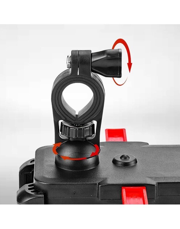 Telefono laikiklis ant dviračio vairo CD-368 360, juodas 13