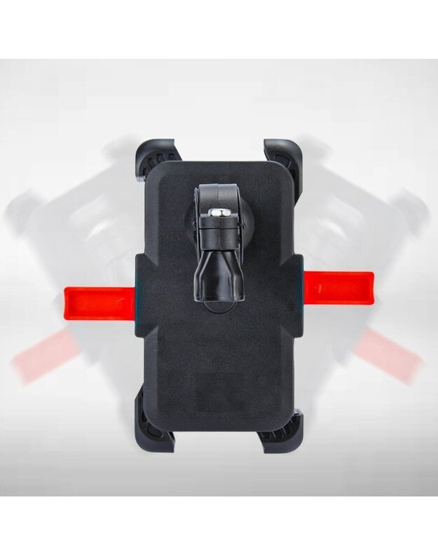 Telefono laikiklis ant dviračio vairo CD-368 360, juodas 5