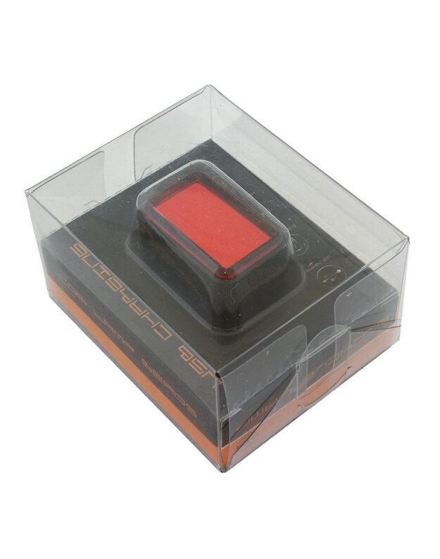 Перезаряжаемый задний светодиодный велосипедный фонарь IPX4 4