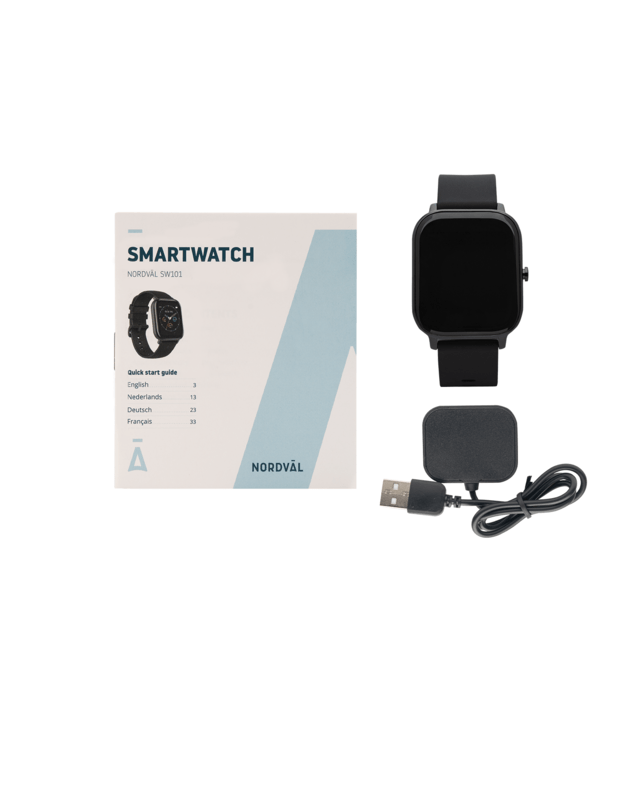 Išmanusis laikrodis Nordval SW101B, juodas 5