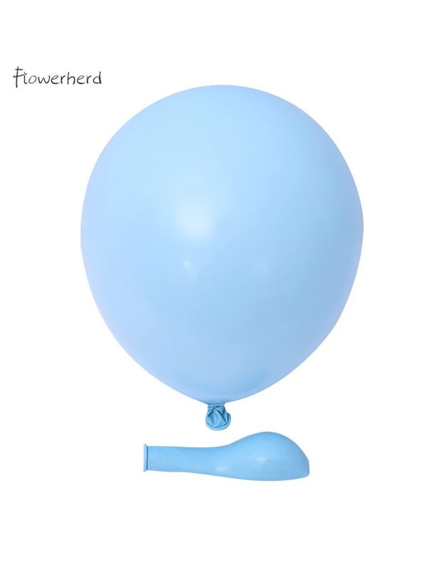 Macaron Blue Theme balionų rinkinys (104 vnt) 4