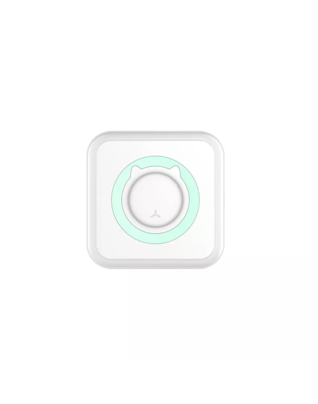 Cat Mini Printer Портативный термопринтер для детей, синий
