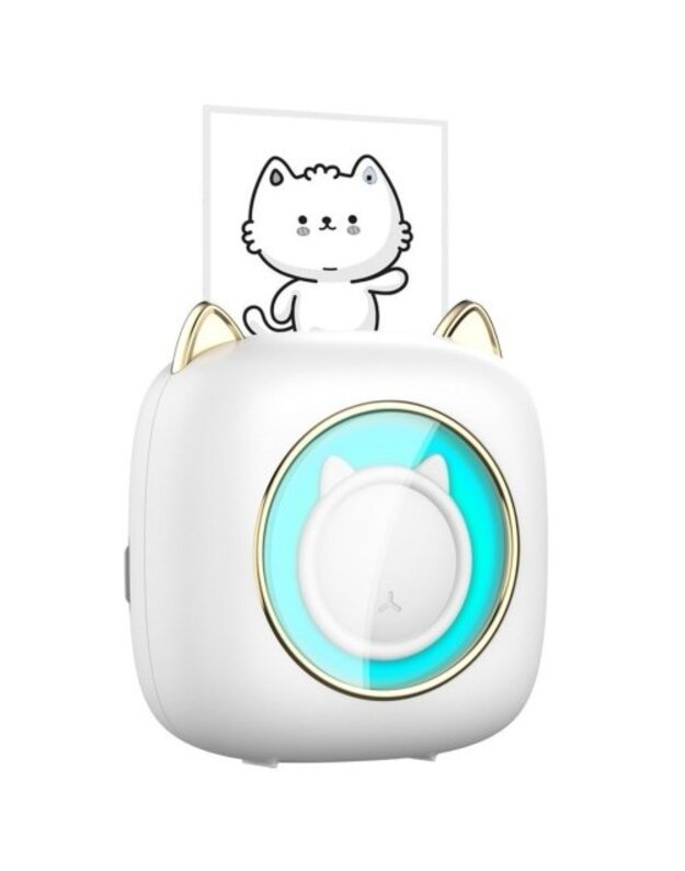 Термопринтер Cat Mini Printer Kids