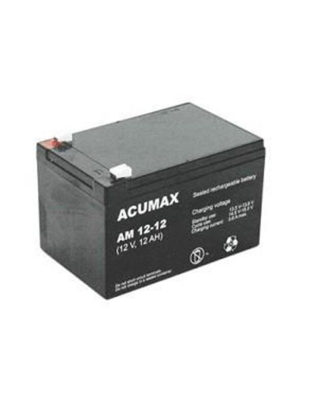 BATTERY 12V 12AH VRLA/AM12-12 ACUMAX EMU