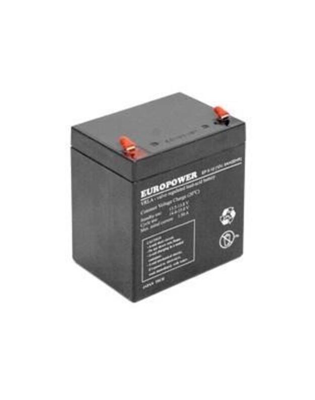 BATTERY 12V 5AH VRLA/EP5-12T2 EUROPOWER EMU