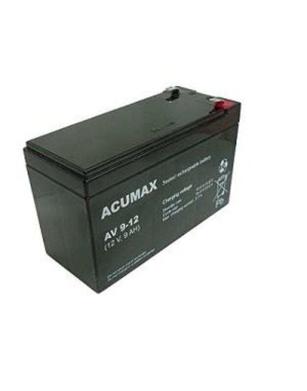 BATERIJA 12V 9AH VRLA/AV9-12 T2 ACUMAX EMU