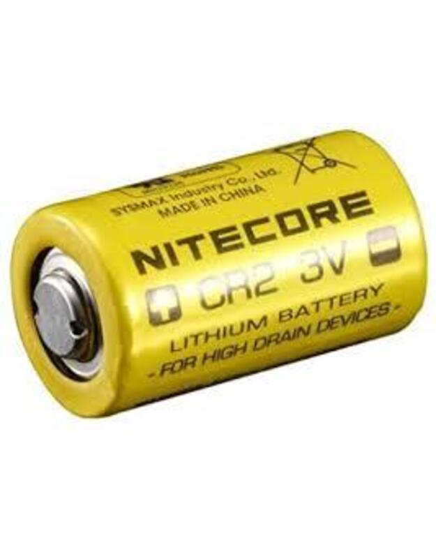 BATTERY LITHIUM CR2 3V/CR2 LITHIUMBATTERY NITECORE