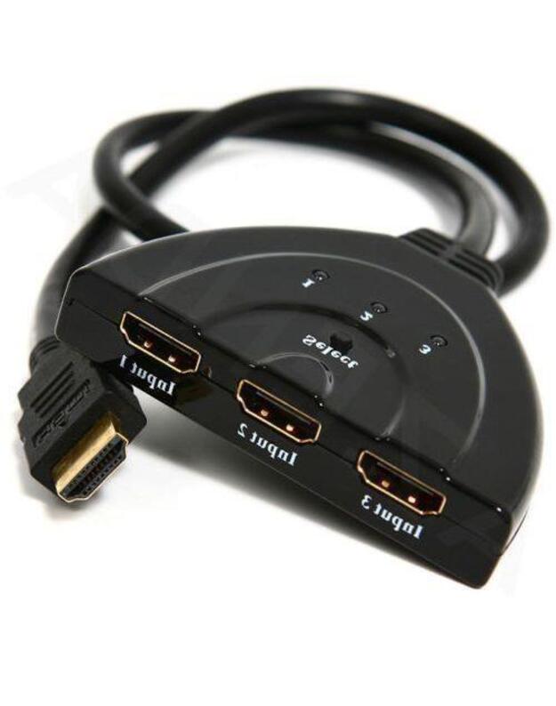 KABELIO HDMI JUNGIKLIS 3PORTS/DSW-HDMI-35 GEMBIRD