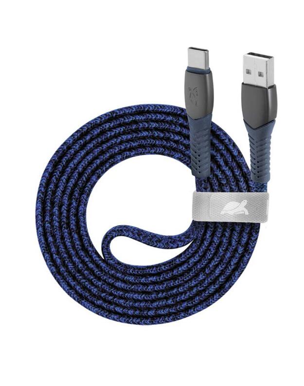 CABLE USB-C TO USB2.0 1.2M/BLUE PS6102 BL12 RIVACASE