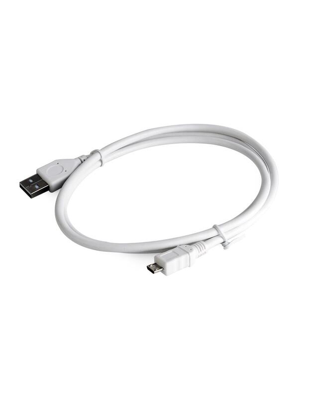 CABLE USB2 A PLUG/MICRO B 1M/CCP-MUSB2-AMBM-W-1M GEMBIRD