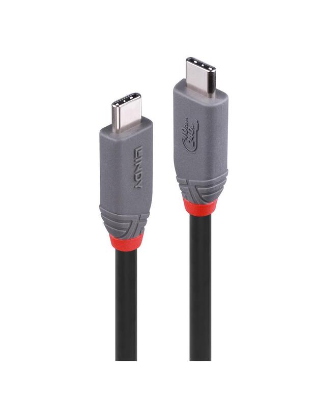 CABLE USB4 240W TYPE C 1.5M/40GBPS ANTHRA LINE 36957 LINDY