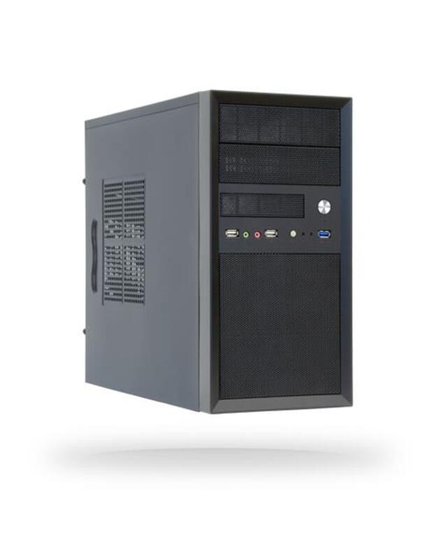 Case|CHIEFTEC|MiniTower|MicroATX|Colour Black|CT-01B-OP