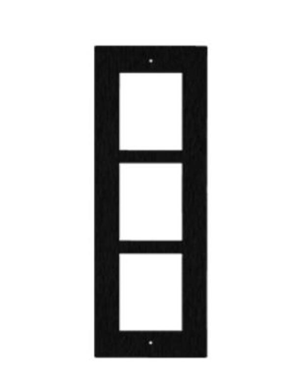 ENTRY PANEL 3MOD. FLUSH FRAME/BLACK/ IP VERSO 9155013B 2N
