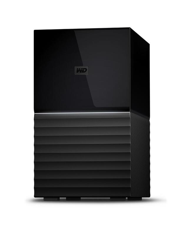 External HDD|WESTERN DIGITAL|My Book Duo|16TB|USB 3.0|USB-C|Black|WDBFBE0160JBK-EESN