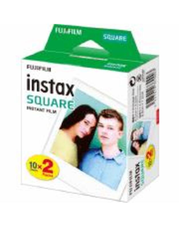 FILM INSTANT COLOR INSTAX/SQUARE GLOSSY 2X10PK FUJIFILM