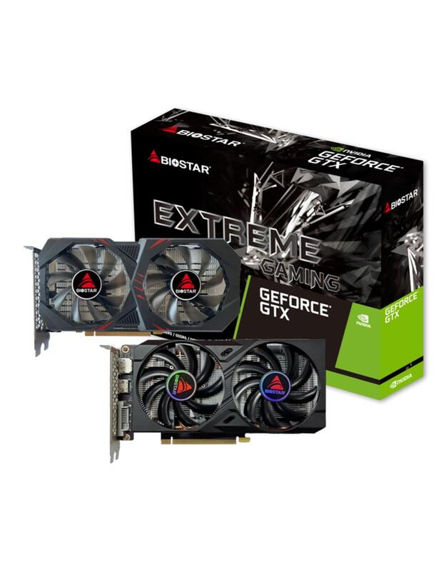 Graphics Card|BIOSTAR|NVIDIA GeForce GTX 1660 TI|6 GB|GDDR6|192 bit|PCIE 3.0 16x|GPU 1500 MHz|Dual Slot Fansink|1xDVI-D|1xHDMI|1xDisplayPort|VN1666TF69