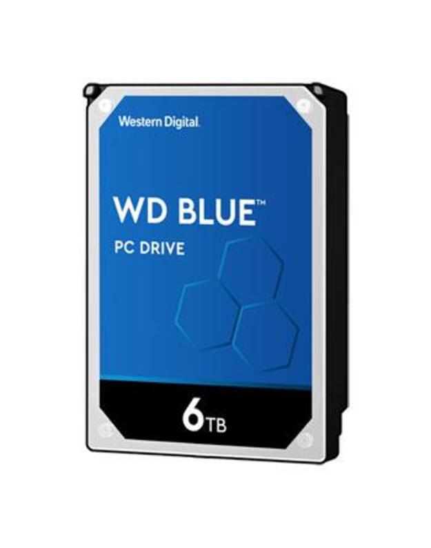 HDD|WESTERN DIGITAL|Blue|6TB|SATA 3.0|256 MB|5400 rpm|3,5