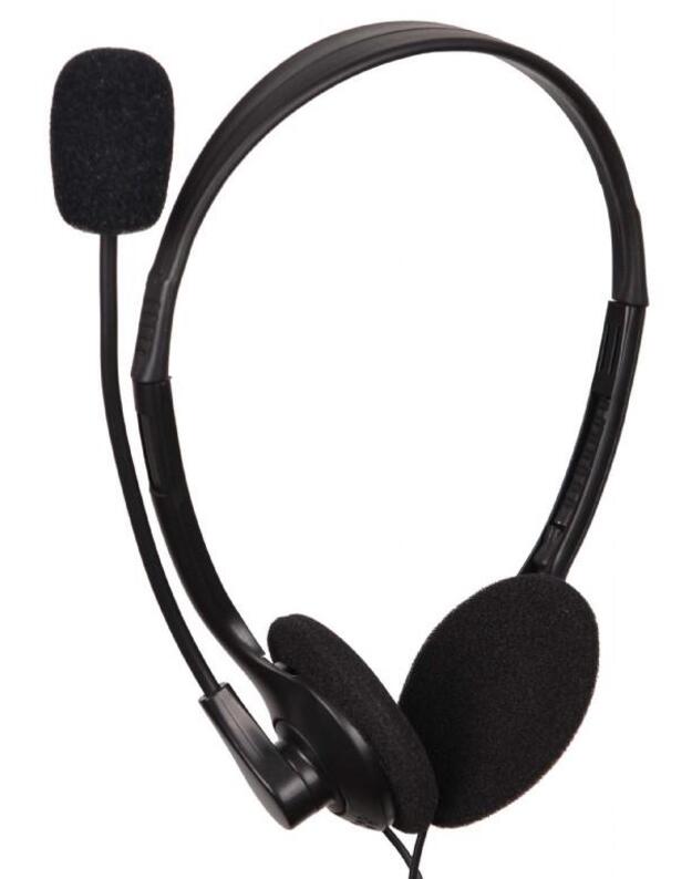 HEADSET STEREO/BLACK MHS-123 GEMBIRD