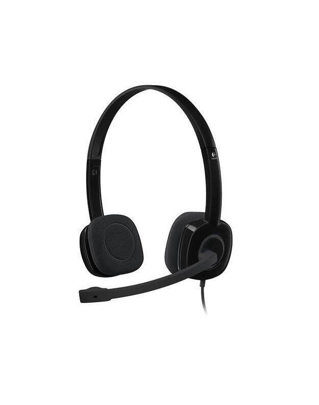 HEADSET STEREO H151/BLACK 981-000589 LOGITECH