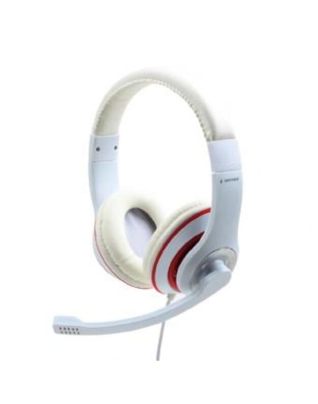 HEADSET STEREO WHITE/MHS-03-WTRD GEMBIRD