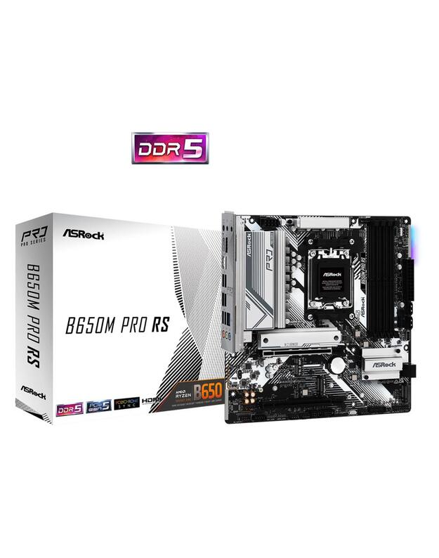 Mainboard|ASROCK|AMD B650|SAM5|Micro-ATX|Memory DDR5|Memory slots 4|1xPCI-Express 3.0 16x|1xPCI-Express 4.0 16x|1xM.2|1xHDMI|1xDisplayPort|4xUSB 2.0|3xUSB 3.2|1xUSB-C|1xRJ45|B650MPRORS