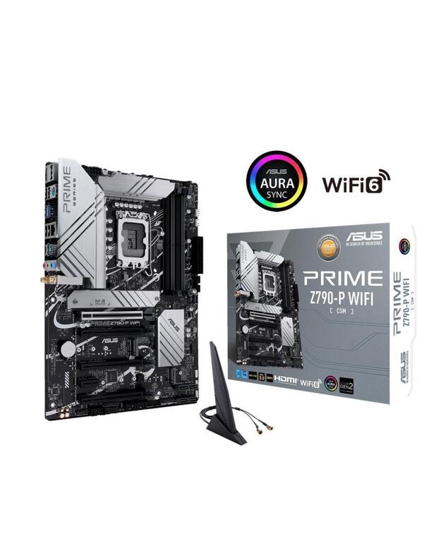 Mainboard|ASUS|Intel Z790|LGA1700|ATX|Memory DDR5|Memory slots 4|1xPCI-Express 3.0 1x|3xPCI-Express 4.0 16x|1xPCI-Express 5.0 16x|3xM.2|1xHDMI|1xDisplayPort|4xUSB 2.0|3xUSB 3.2|1xUSB-C|1xPS/2|1xRJ45|3xAudio port|PRIMEZ790-PWIFI