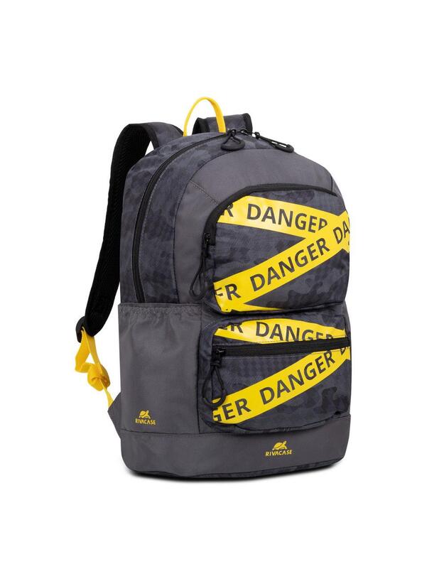 NB KUPRINĖ URBAN 14L 13.3 /5421 GREY CAMO RIVACASE