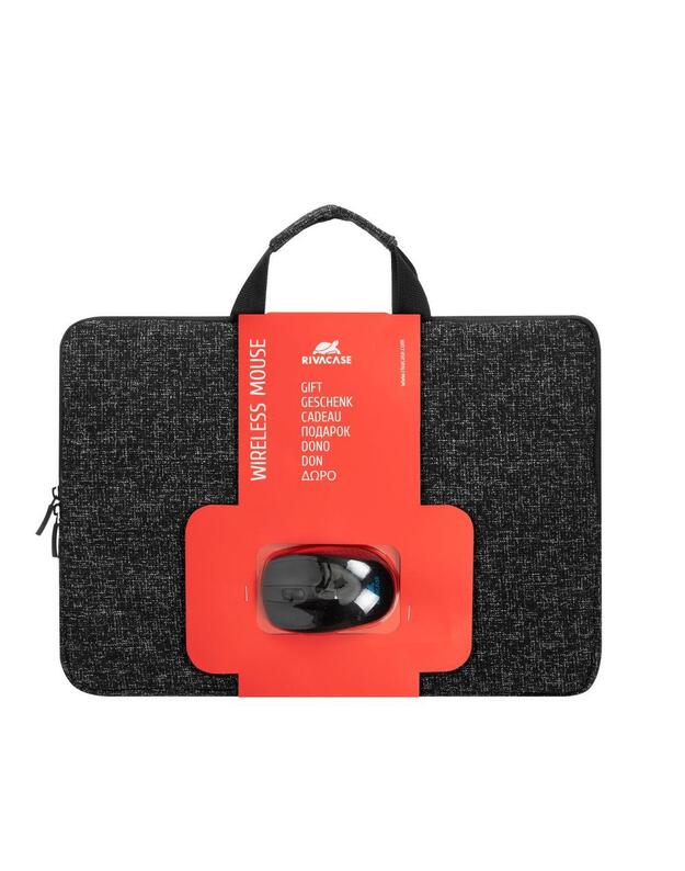 NB SLEEVE ANVIK 15.6  + MOUSE/7916 BLACK RIVACASE