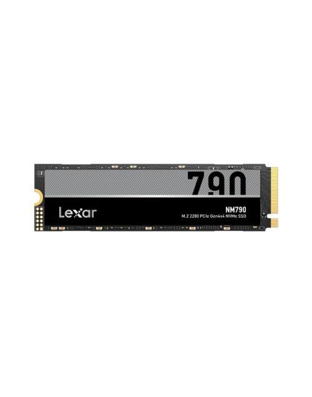 SSD|LEXAR|NM790|512GB|M.2|PCIe Gen4|NVMe|Write speed 4400 MBytes/sec|Read speed 7200 MBytes/sec|2.45mm|TBW 500 TB|MTBF 1500000 hours|LNM790X512G-RNNNG