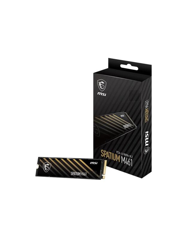 SSD|MSI|SPATIUM M461|1TB|M.2|PCIE|NVMe|3D NAND|Write speed 3200 MBytes/sec|Read speed 5000 MBytes/sec|2.15mm|TBW 250 TB|MTBF 1500000 hours|S78-440L1D0-P83