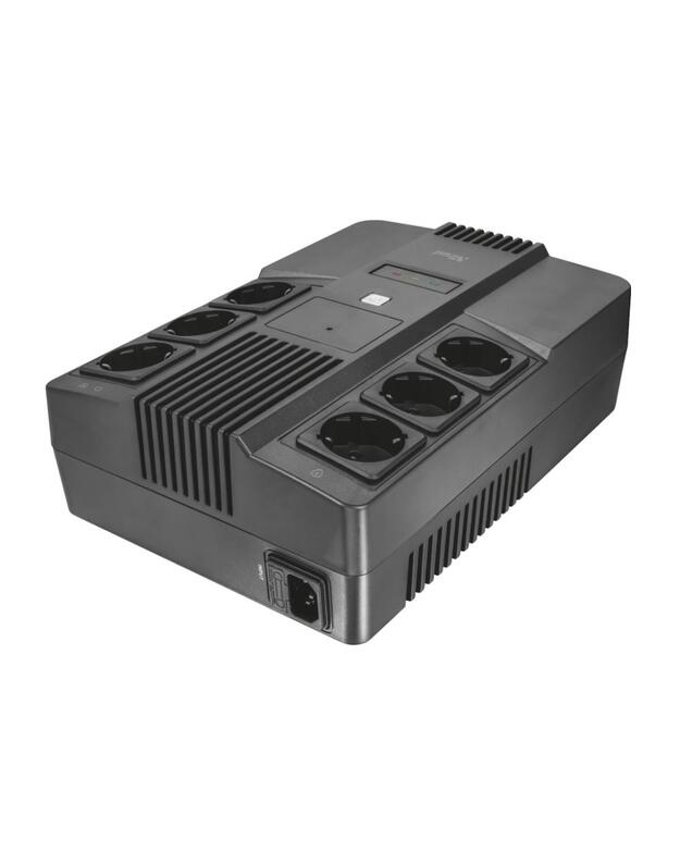 UPS|TRUST|800 VA|Wave form type Simulated sinewave|Desktop/pedestal|23326