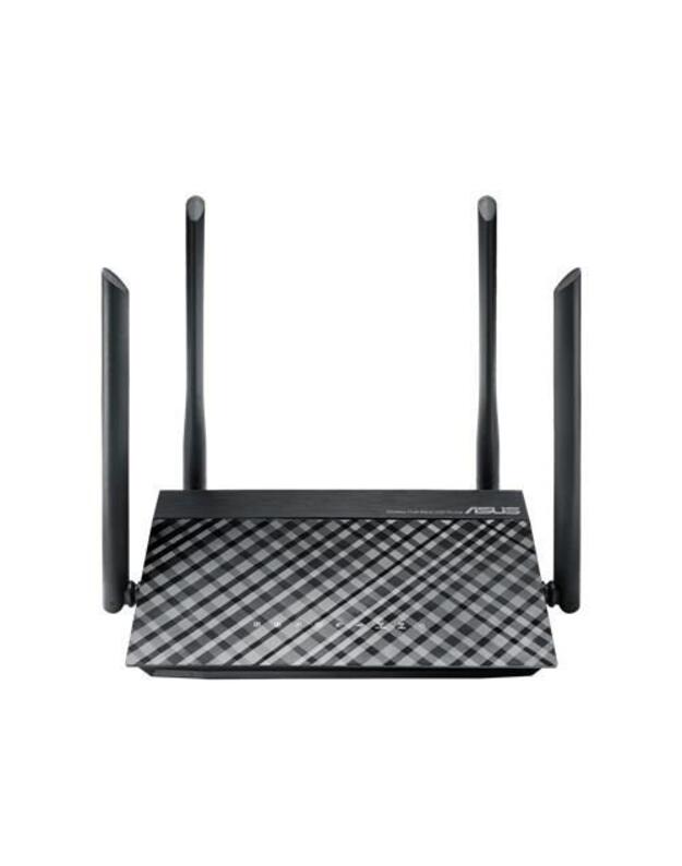 Wireless Router|ASUS|Wireless Router|1167 Mbps|IEEE 802.11ac|USB 2.0|1 WAN|4x10/100M|Number of antennas 4|RT-AC1200