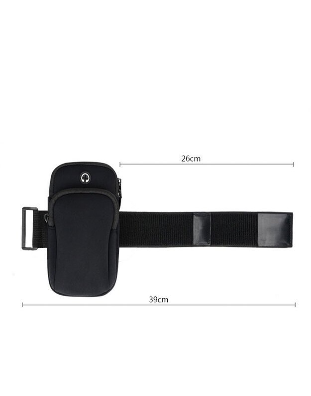 Phone holder on hand Running Armband, blue 3