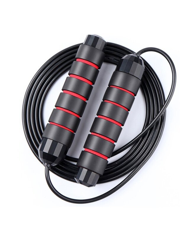 Gym Fitness skipping jump rope, red
