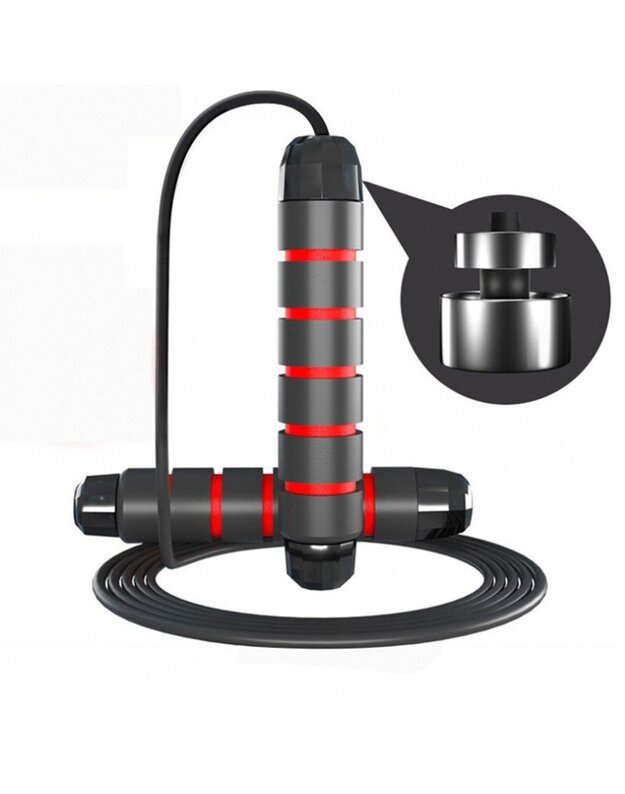 Gym Fitness skipping jump rope, black 2