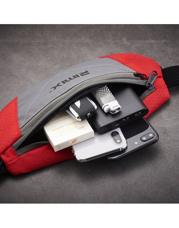 RIMIX RM0003 sportinis bėgimo diržas, raudonas 1