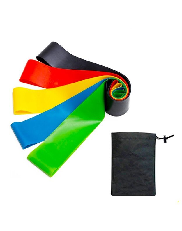 Pasipriešinimo gumų rinkinys Exercise rubber band set 1, 5vnt 1
