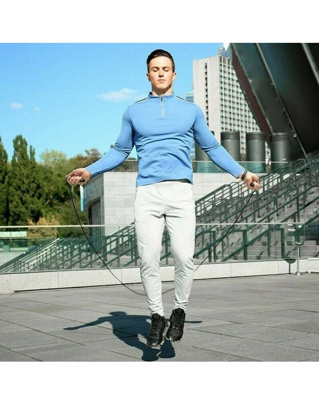 Šokdynė Skipping rope su šuolių skaitikliu, geltona 1