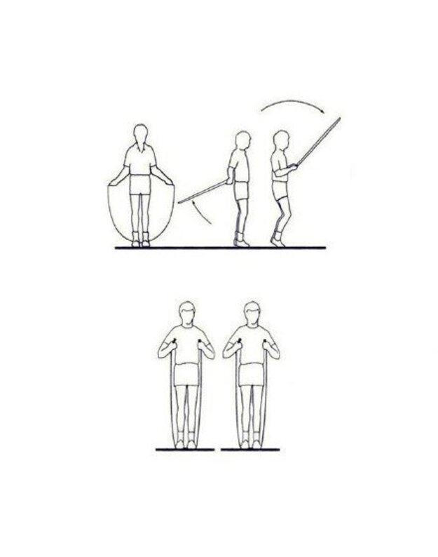 Šokdynė Skipping rope su šuolių skaitikliu, geltona 4