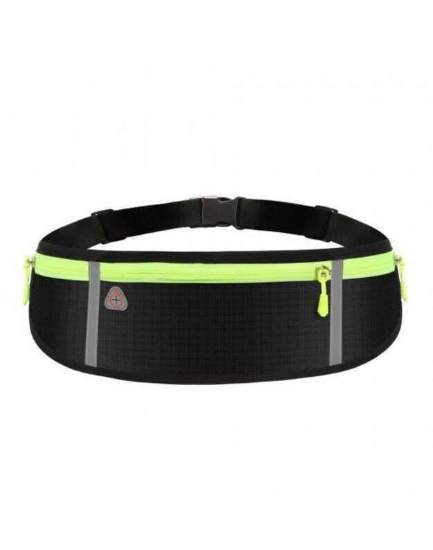 Sports belt with hole for headphones Ultimate Running Belt, black 1