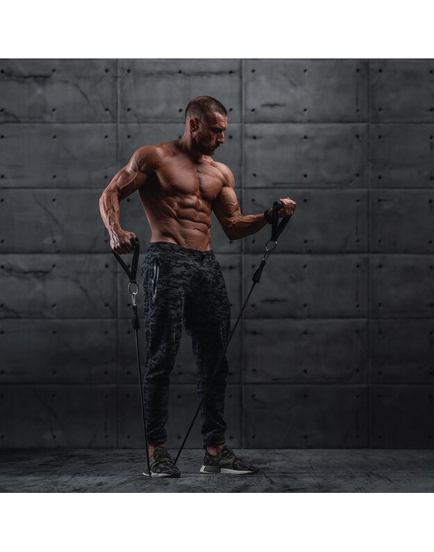 Pasipriešinimo gumos su rankenomis, 11vnt 8