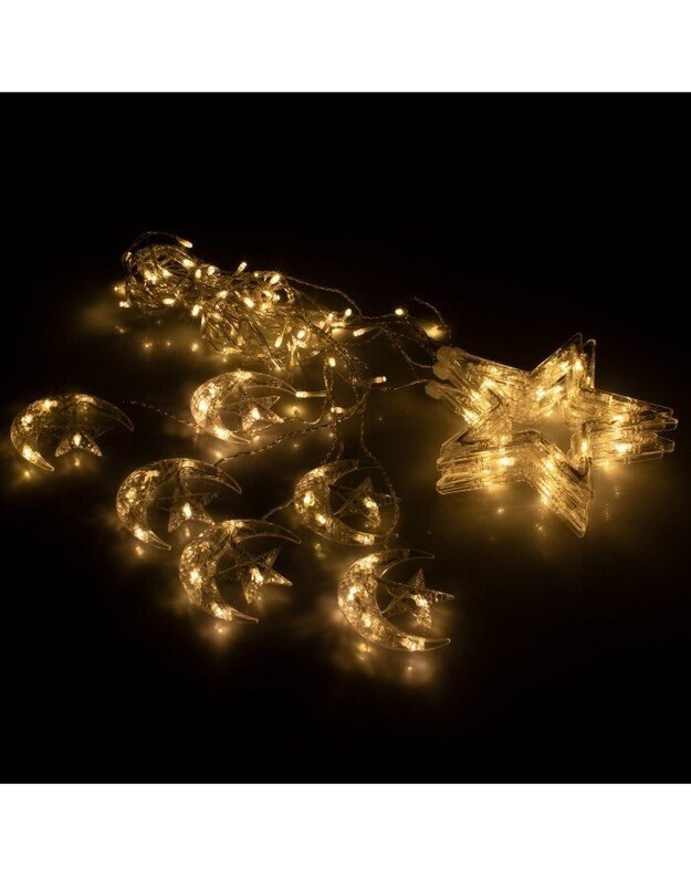 Šviečiančių LED žvaigždžių rinkinys, 5x5led 2