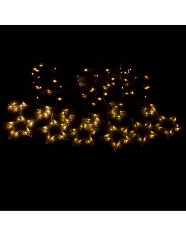 Šviečiančių LED žvaigždžių rinkinys, 5x5led 1