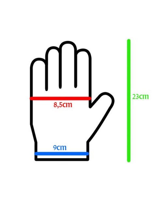 Universalios išmaniosios pirštinės pattern 3, raudona 1