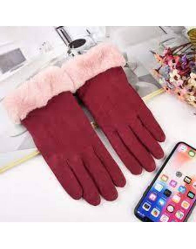 Universalios išmaniosios pirštinės pattern 3, raudona 5