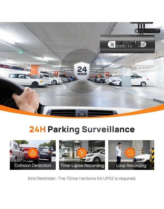 Vaizdo registratorius 70mai Dash Cam 3
