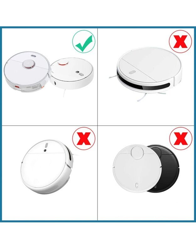 Filtras Xiaomi Roborock S5, S5 Max, S6, S6 Maxv, 4 vnt (pakaitalas)